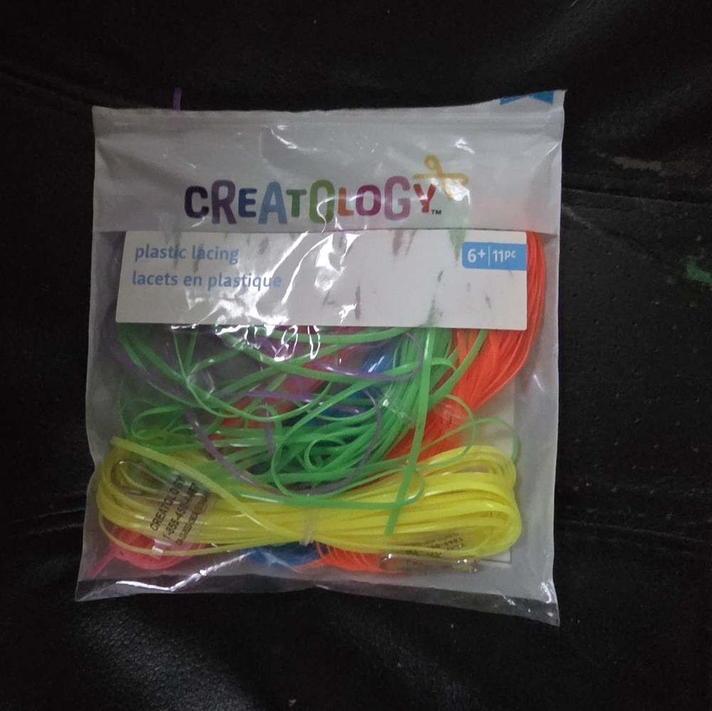 Creatology Bag Of Plastic Lacing. Open Bag "Gimp"